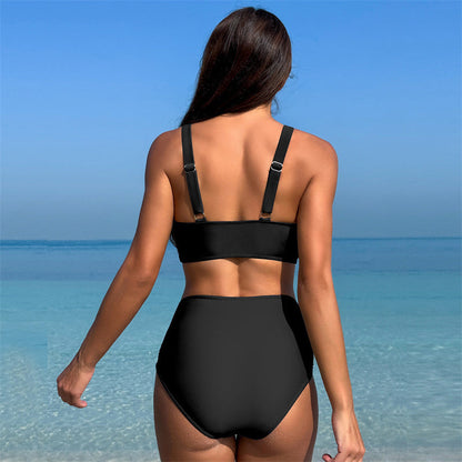 2-teiliges High-Waist-Bikini-Set für Damen