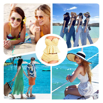 👙🌊Zweiteiliger Bügel-Neckholder-Bikini für Damen