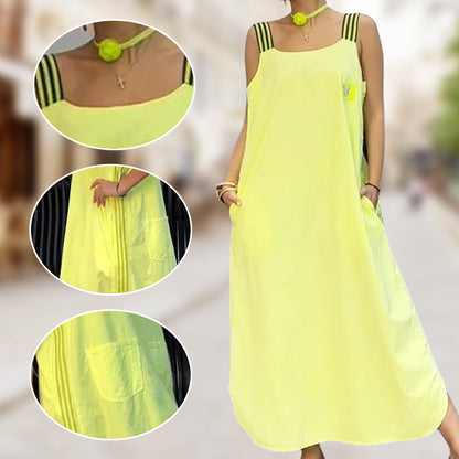 🌸Spring Specials💐 Wide Strap Maxi Dress with Pockets