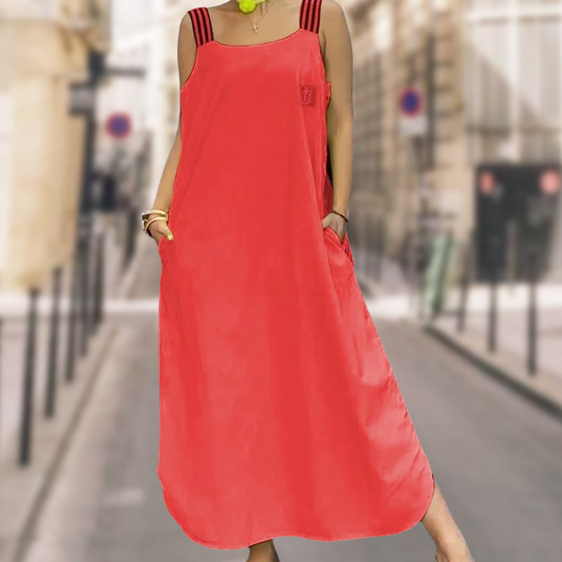 🌸Spring Specials💐 Wide Strap Maxi Dress with Pockets