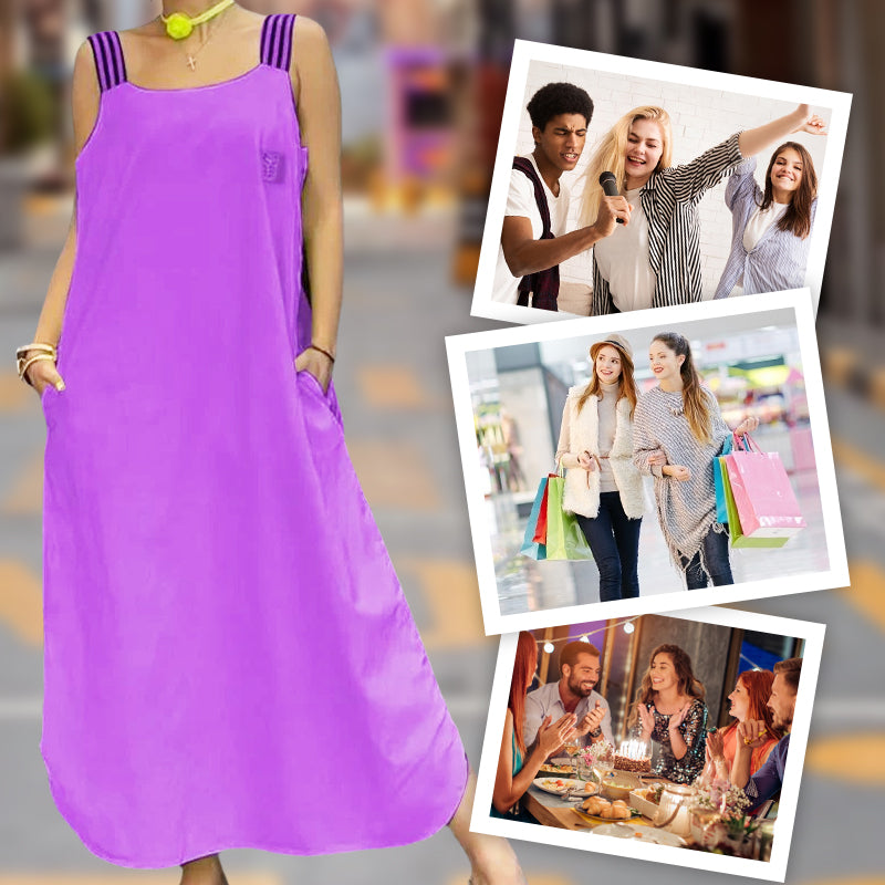 🌸Spring Specials💐 Wide Strap Maxi Dress with Pockets