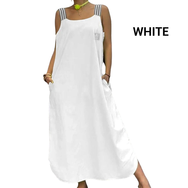 🌸Spring Specials💐 Wide Strap Maxi Dress with Pockets