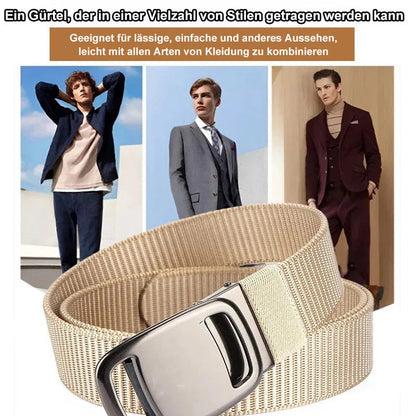 Lochfreier, selbstjustierender taktischer Gürtel