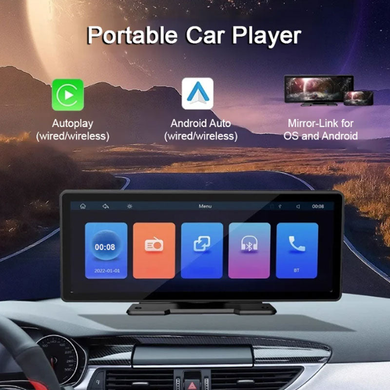 10,26-Zoll-Carplay-Bildschirm für Autos mit Rückfahrkamera