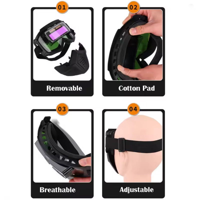⚠️SAVE YOUR EYES! - 50% Off Auto-Darkening Welding Mask