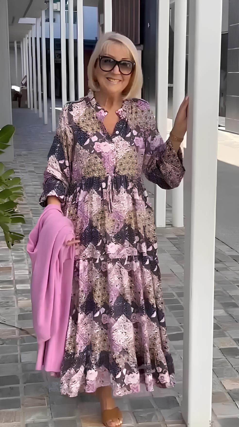Plus Size Ruffles Boho Beach Tunic Dresses