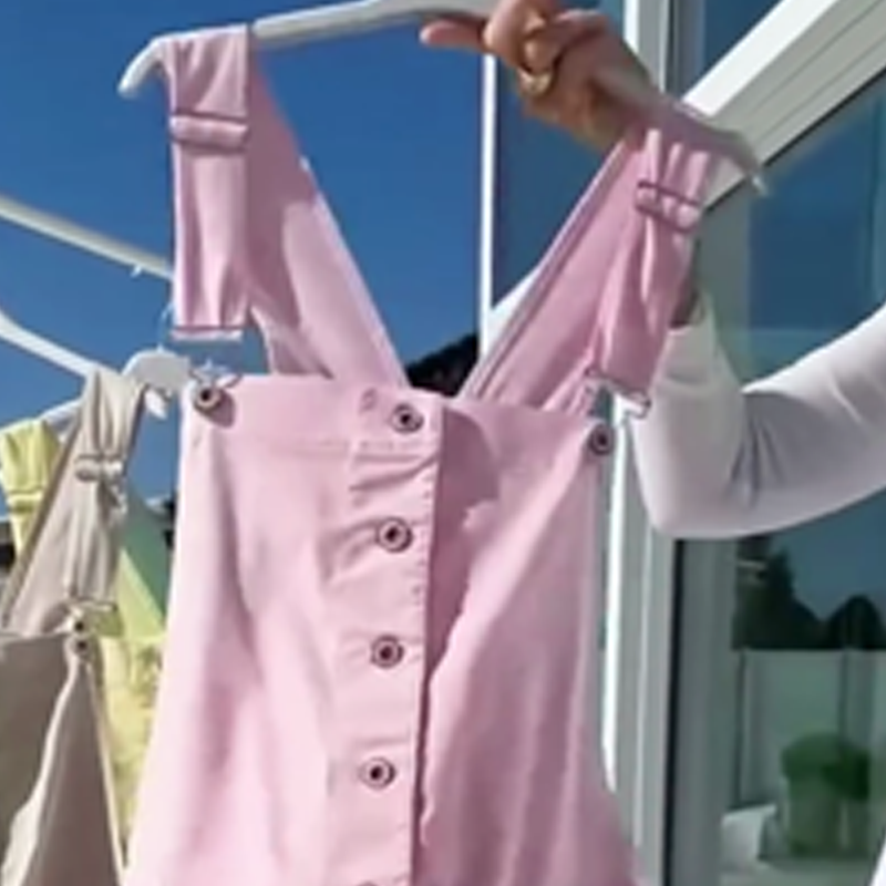 Süßer, lässiger, einfarbiger Jumpsuit für Damen mit verstellbaren Trägern