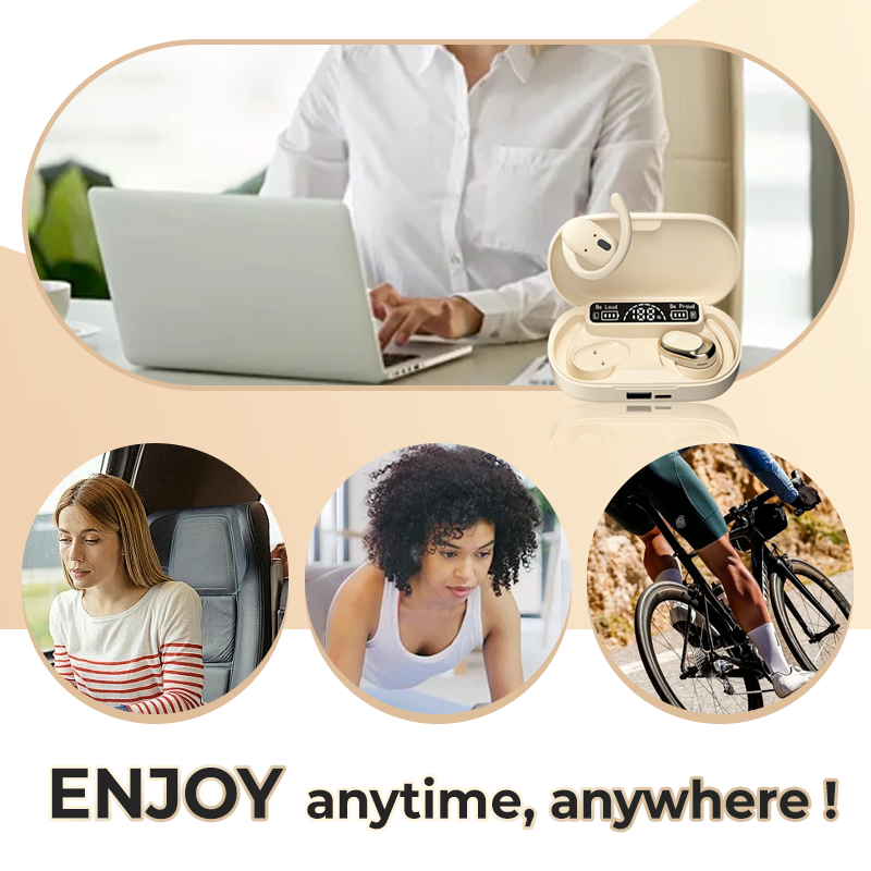 2 in 1 Notfall-Powerbank Kabellose Sport-Ohrhörer