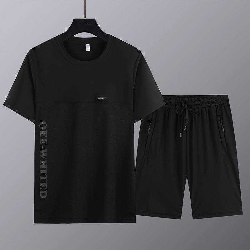 👍🎁Zweiteiliges Set aus Kurzarmshirt und Shorts für Herren🚀Kaufen Sie 2 und erhalten Sie kostenlosen Versand🚀