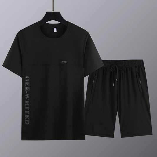 👍🎁Zweiteiliges Set aus Kurzarmshirt und Shorts für Herren🚀Kaufen Sie 2 und erhalten Sie kostenlosen Versand🚀
