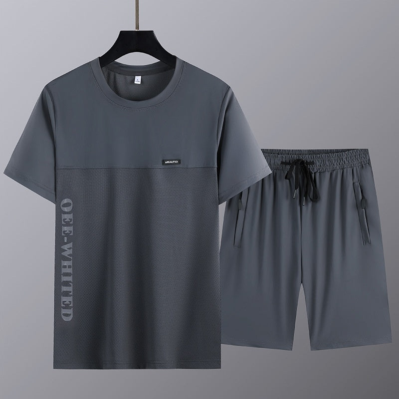 👍🎁Zweiteiliges Set aus Kurzarmshirt und Shorts für Herren🚀Kaufen Sie 2 und erhalten Sie kostenlosen Versand🚀