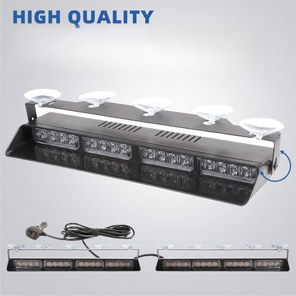 🎉🛍️ Heiße Aktion – 50 % Rabatt! 🚗 Windschutzscheiben-Saugnapf-Stroboskop-Warnleuchte für Fahrzeuge