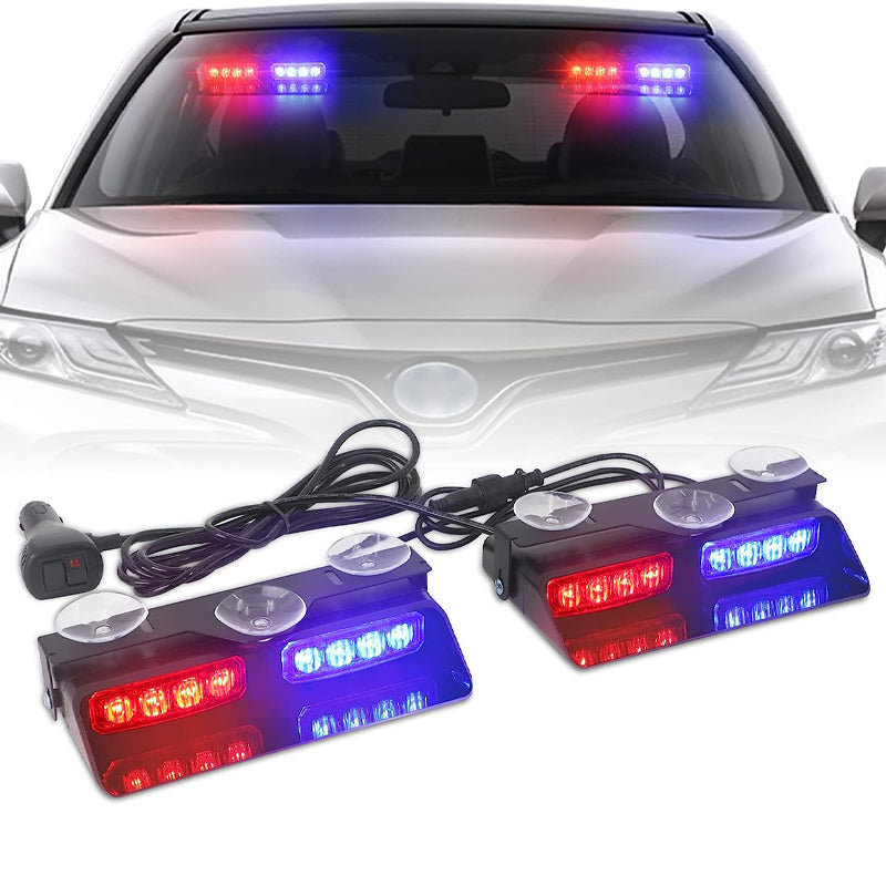 🎉🛍️ Heiße Aktion – 50 % Rabatt! 🚗 Windschutzscheiben-Saugnapf-Stroboskop-Warnleuchte für Fahrzeuge