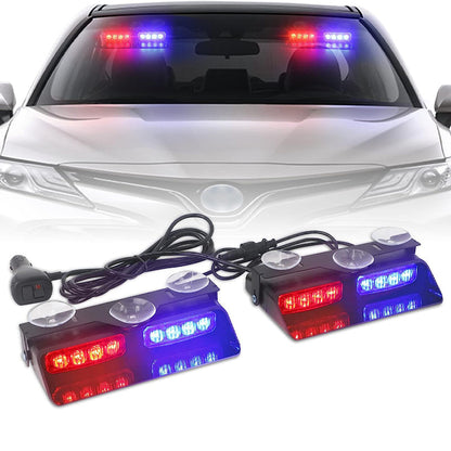 🎉🛍️ Heiße Aktion – 50 % Rabatt! 🚗 Windschutzscheiben-Saugnapf-Stroboskop-Warnleuchte für Fahrzeuge