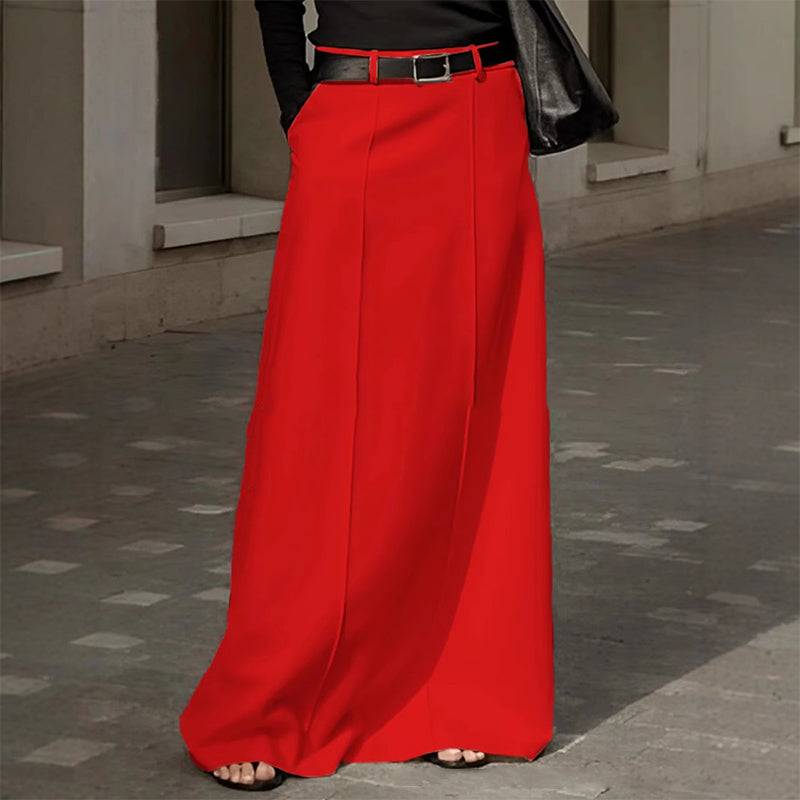 Fließender Chiffon Damen Retro Maxirock - Romantischer und eleganter Stil