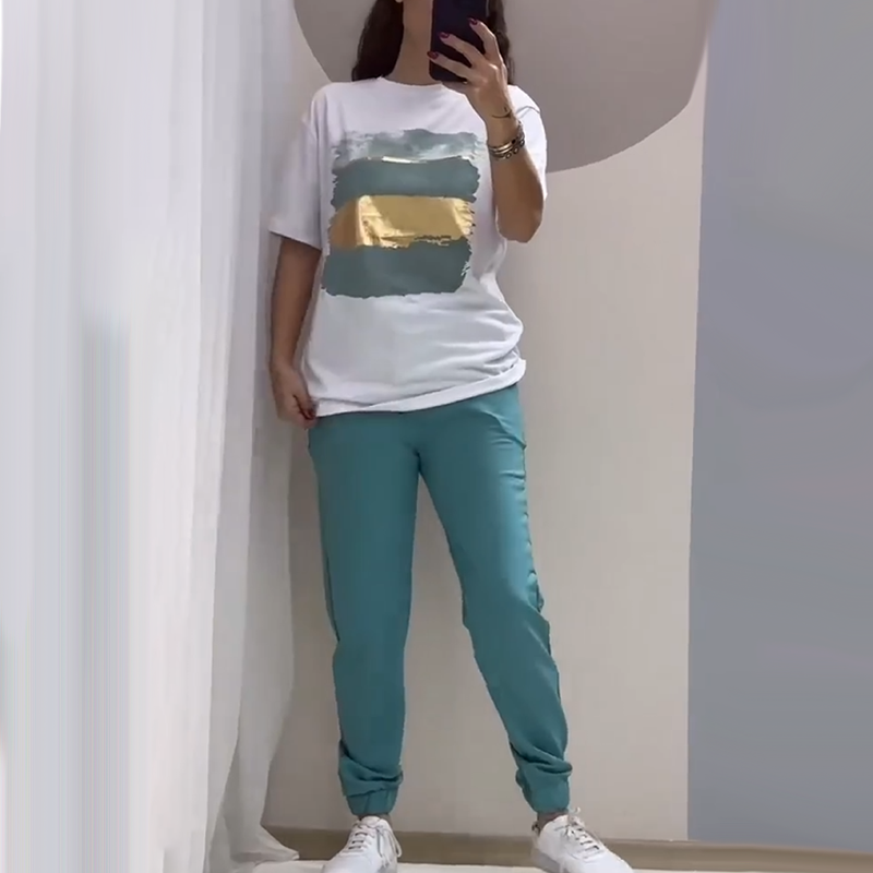 🔥【Trend 2026】Schicker Freizeit-Zweiteiler - Bequem &amp; Stilvoll