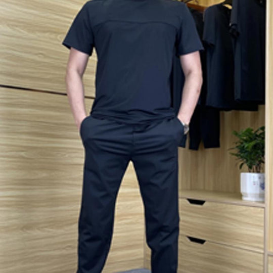 👖Zweiteiliges Sportset für Herren mit Kurzarmshirt und Hose💥💥Befristetes Angebot: 50% Rabatt auf Bestellungen