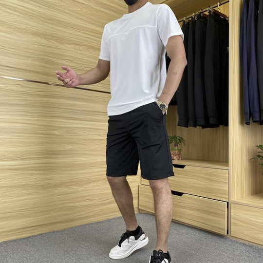 👖Zweiteiliges Sportset für Herren mit Kurzarmshirt und Hose💥💥Befristetes Angebot: 50% Rabatt auf Bestellungen