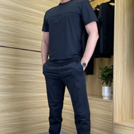 👖Zweiteiliges Sportset für Herren mit Kurzarmshirt und Hose💥💥Befristetes Angebot: 50% Rabatt auf Bestellungen