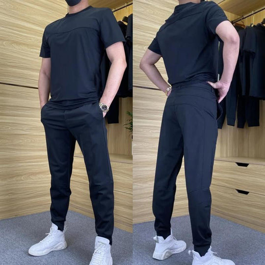 👖Zweiteiliges Sportset für Herren mit Kurzarmshirt und Hose💥💥Befristetes Angebot: 50% Rabatt auf Bestellungen