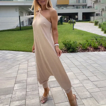 💗Summer Specials✨Casual Off-Shoulder Top Jumpsuit 