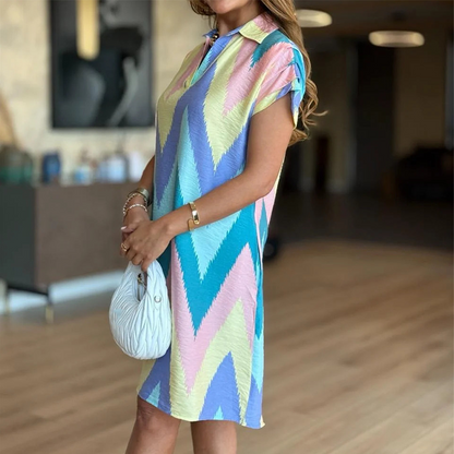 2025 Neues Design💕🎁Charmantes Damenkleid mit lockerem Schnitt und Print