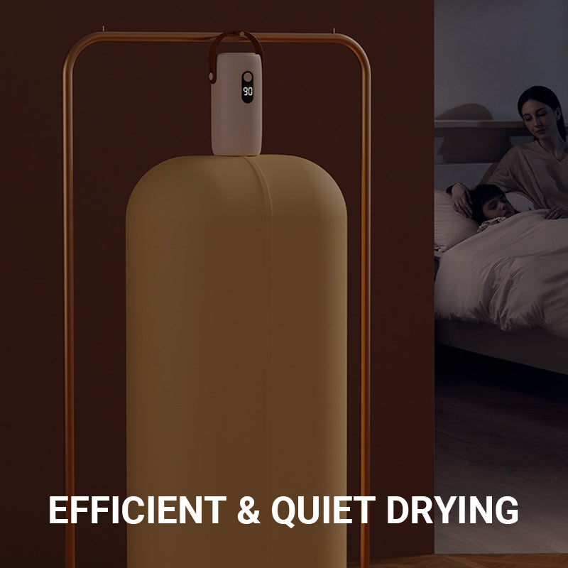 💯🤍Tragbarer faltbarer Mini-Wäschetrockner