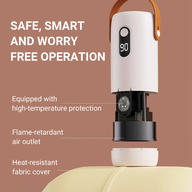 💯🤍Tragbarer faltbarer Mini-Wäschetrockner