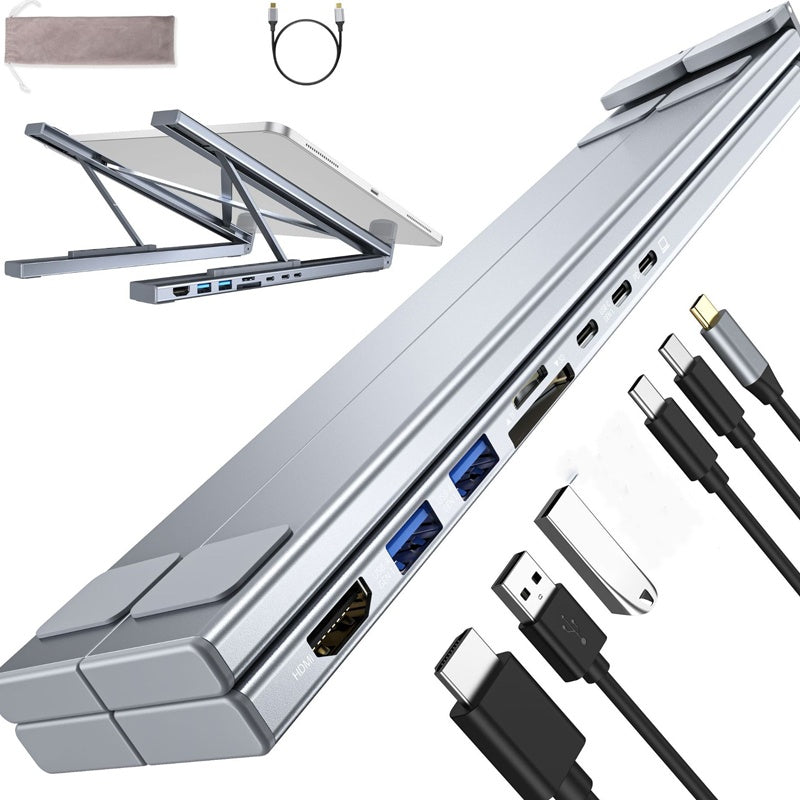 🔥Limited Time Promotion 49% OFF💥Limited-time offer-USB-C Docking Station Laptop Stand with 4K HDMI