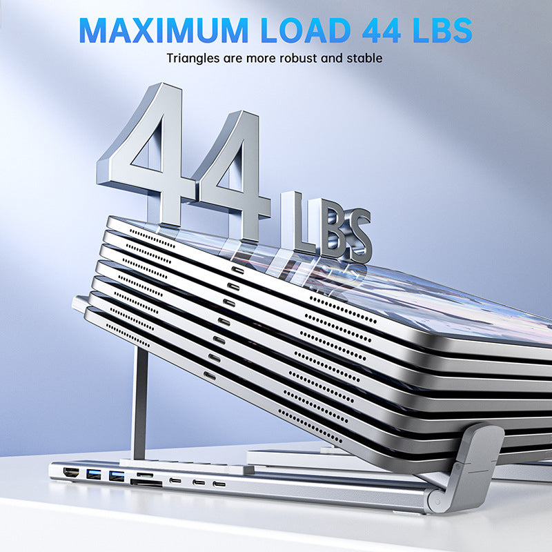🔥Limited Time Promotion 49% OFF💥Limited-time offer-USB-C Docking Station Laptop Stand with 4K HDMI