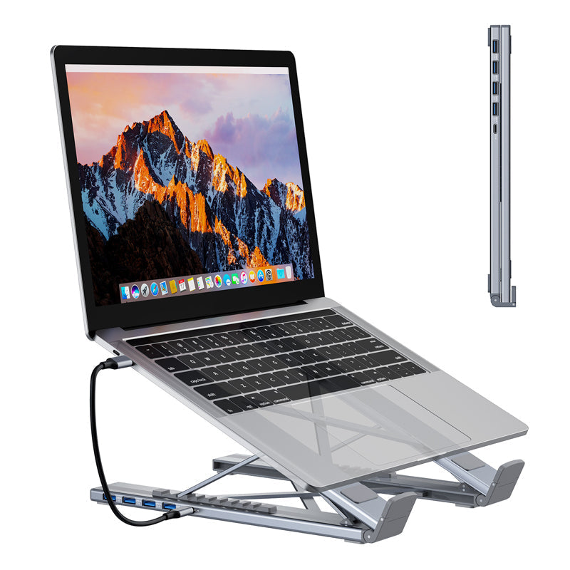 🔥Limited Time Promotion 49% OFF💥Limited-time offer-USB-C Docking Station Laptop Stand with 4K HDMI