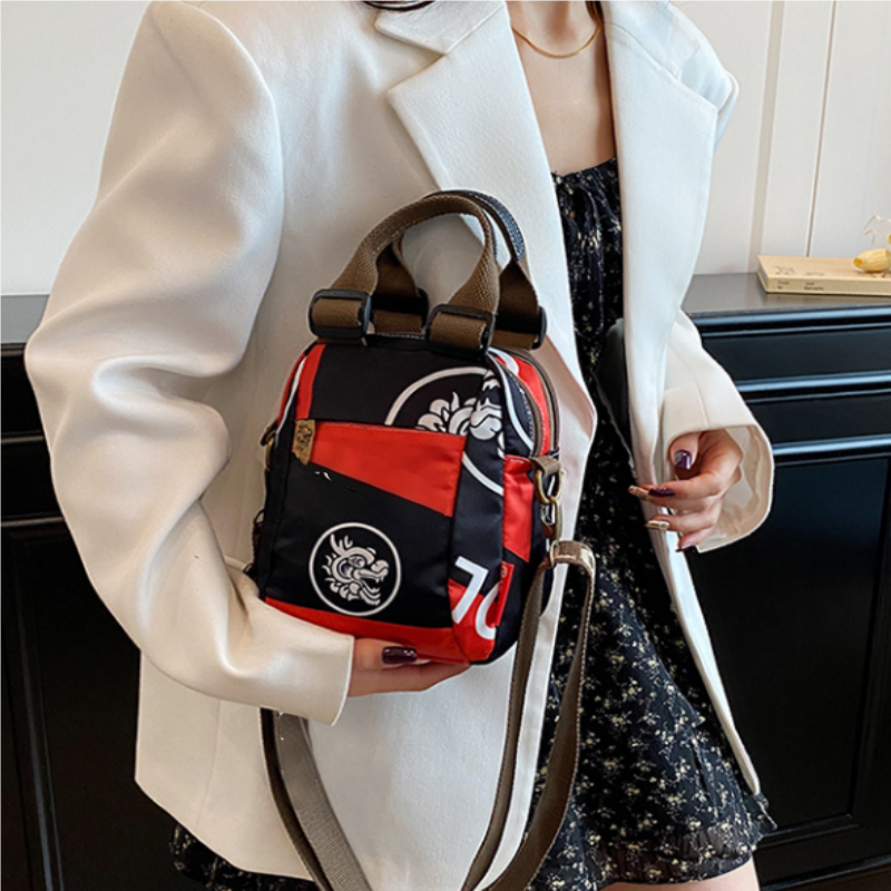 🔥🔥✨ Damenmode Print Mehrschichtige Umhängetasche