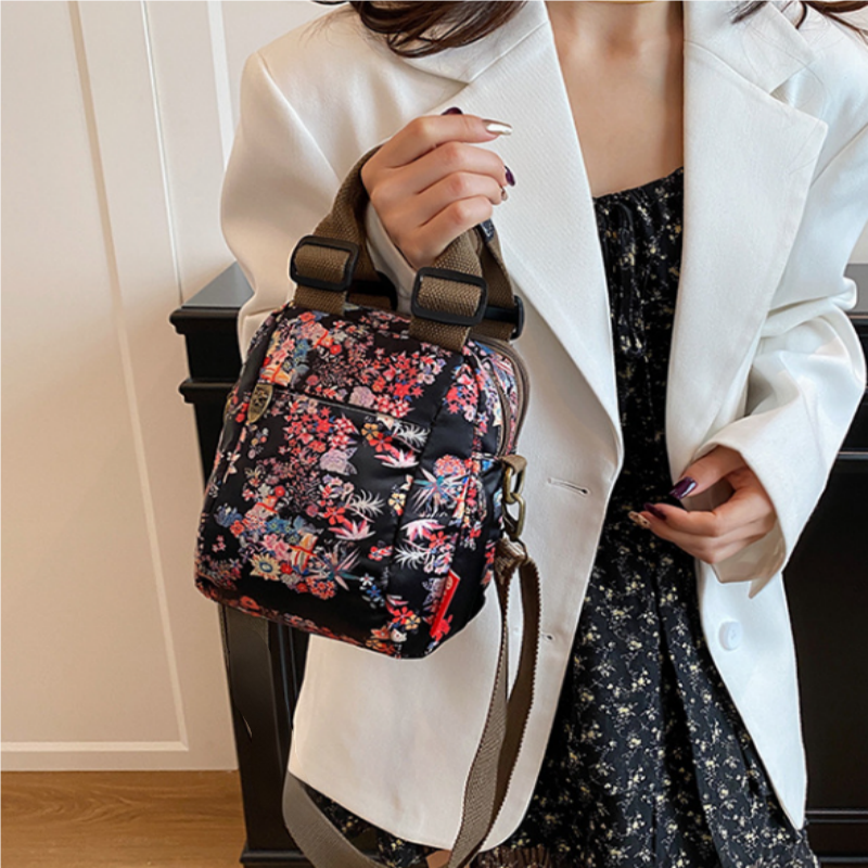 🔥🔥✨ Damenmode Print Mehrschichtige Umhängetasche