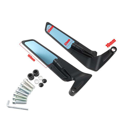 1 Pair Adjustable Rotating Motorcycle Rearview Mirror