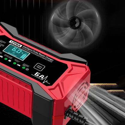 🛵🔋Intelligentes Batterieladegerät für Auto und Motorrad