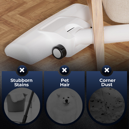 🌀 54% RABATT! 🎉 Leistungsstarker 2-in-1-Akku-Staubsauger🔥——💦Tiefenreinigung, längere Akkulaufzeit, leichtes Design📦