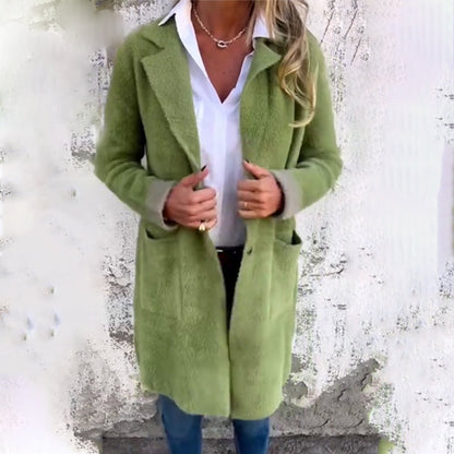 Women's Classic Mid-Length Elegant Coat