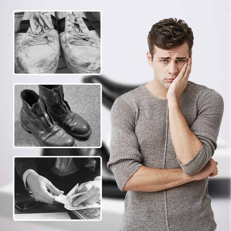 👟 WEIHNACHTSVORVERKAUF - KAUFEN 1 ERHALTEN 2! ✨ Multifunktionaler Schuhreiniger - Tiefenreinigung & UV-Schutz für ein Wie-Neu-Ergebnis 🌟🧽