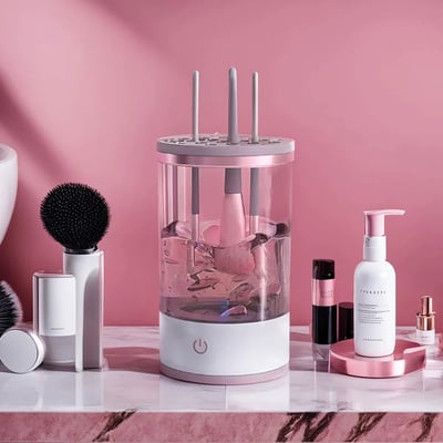 💖 50 % RABATT! ✨ Elektrischer Make-up-Pinselreiniger – 3-minütige Tiefenreinigung, tragbar und leise, über USB aufladbar, perfekt für unterwegs und zu Hause 🌸🚿