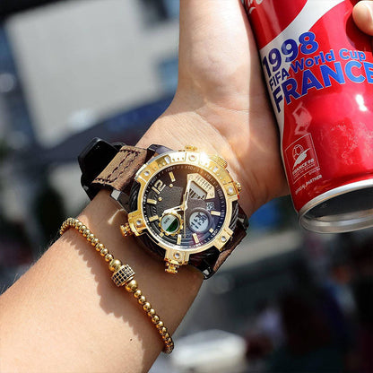 ⏰Black Friday Sale 49% OFF💥💥Multifunctional Dual Display 3ATM Waterproof Men's Quartz Sports Watch