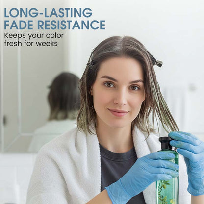 🌿 50% RABATT JETZT! 🔥 Langlebige Haarfarbe mit Ätherischen Ölen - Sanft zur Kopfhaut & Strahlender Glanz, perfekt für Natürliche Grauabdeckung ✨