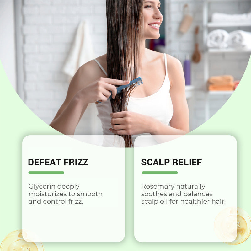 ✨Black-Friday-Mega-Angebot – 50 % Rabatt✨Rosmarin Hydrolysiertes Keratin Shampoo