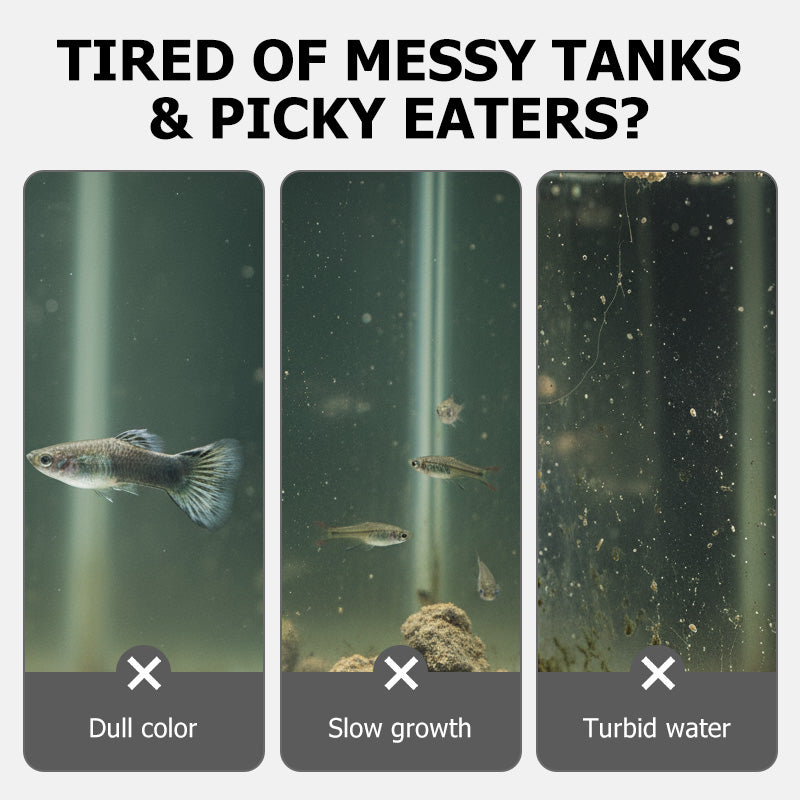 Stick-On High-Protein Freeze-Dried Tubifex Worms