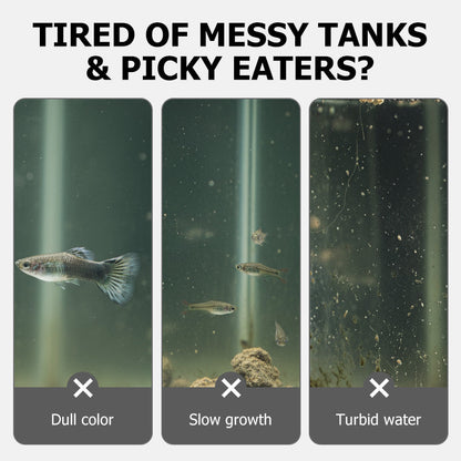 Stick-On High-Protein Freeze-Dried Tubifex Worms