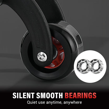 3-Wheel Ab Roller with Knee Pad