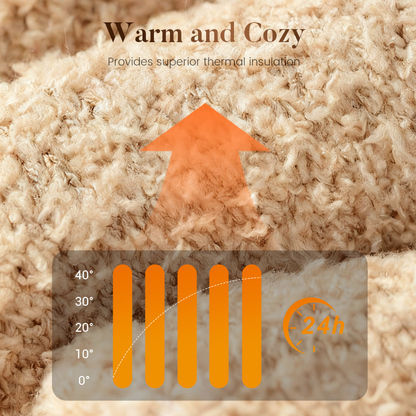 🔥Solange der Vorrat reicht 40 % Rabatt!🎉Kuschelige Thermosocken über dem Knie