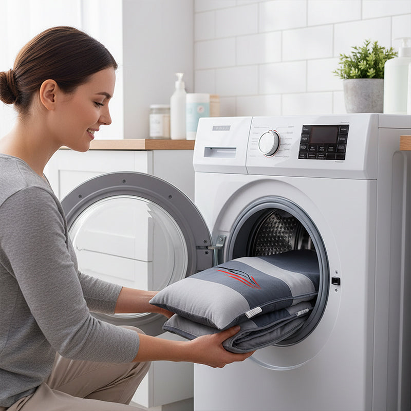 2-in-1 multifunktionales kuscheliges Kissen und Steppdecke