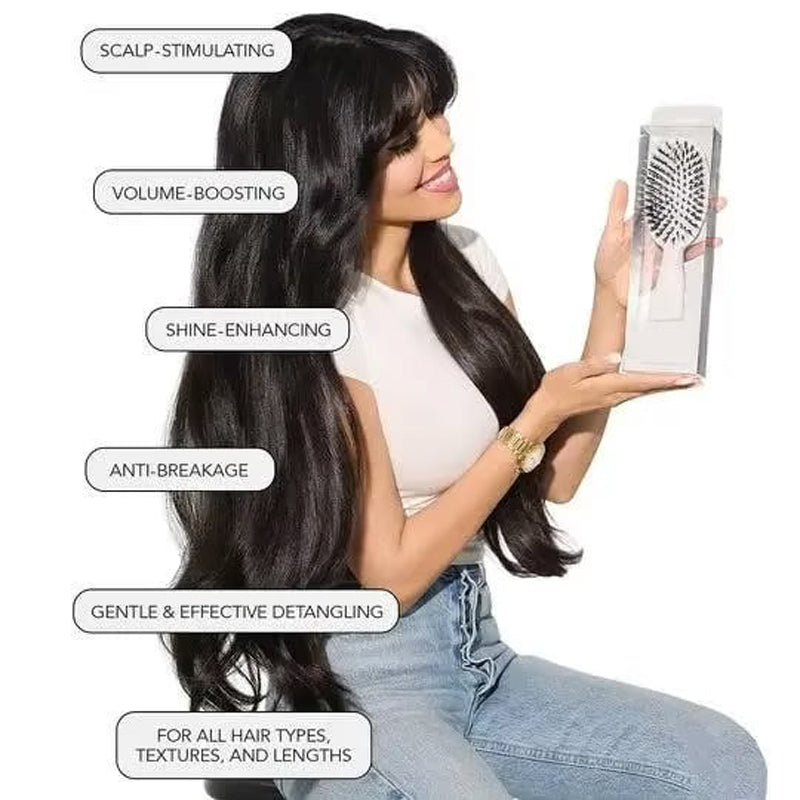 🎅 Festliche Vorratssale🪮Paddle-Bürste mit Doppelborsten-Technologie🎁