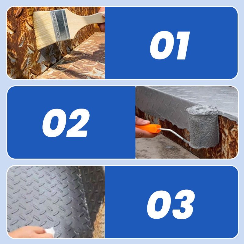 Wetterfeste Rostumwandlerfarbe für Metall