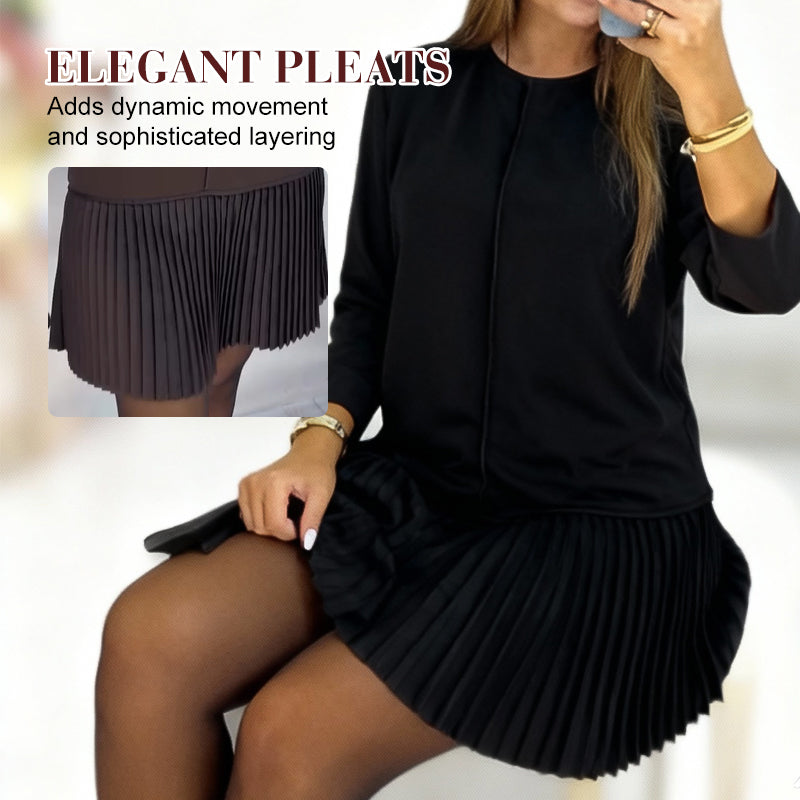 Women's Elegant Pleated Dress